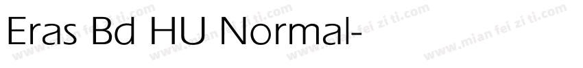 Eras Bd HU Normal字体转换